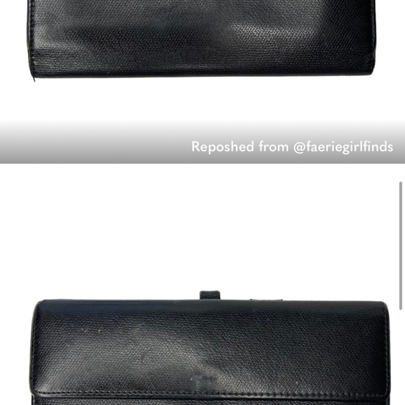 Authentic Chanel Sevruga Continental interlocking long wallet in box - Picture 6 of 11